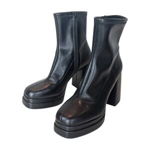 Wild Fable Nadia Black Platform Boots with Memory Foam Insole Women’s 10